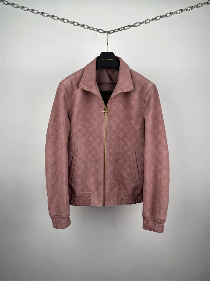 2024fw LV Leather Jacket Top Version - DEEPREPS