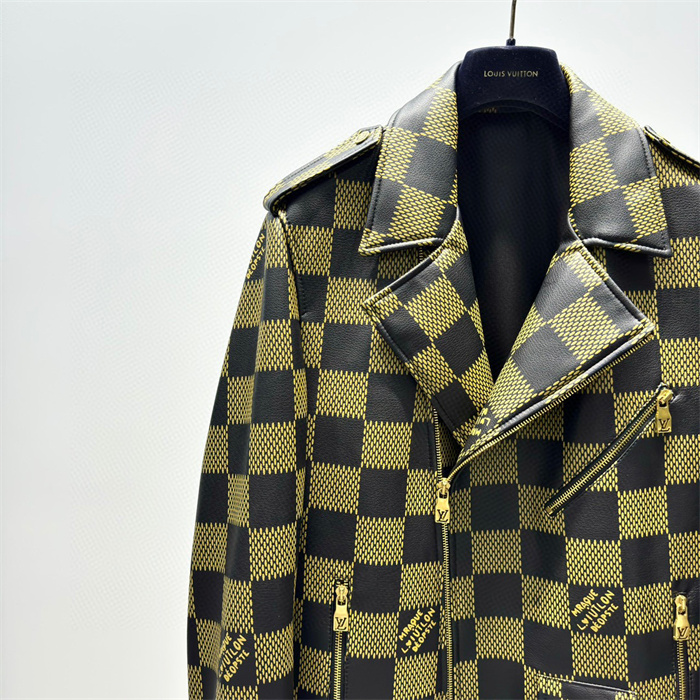 2024fw LV Real Leather Jacket Top Version - DEEPREPS