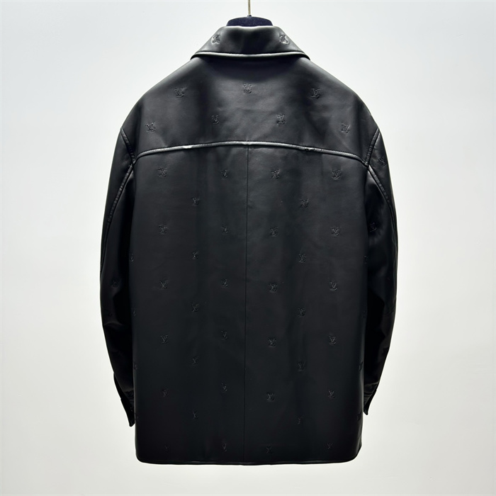 2024fw LV Leather Jacket Top Version - DEEPREPS