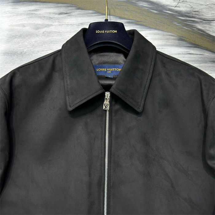 2024fw LV Leather Jacket Top Version - DEEPREPS
