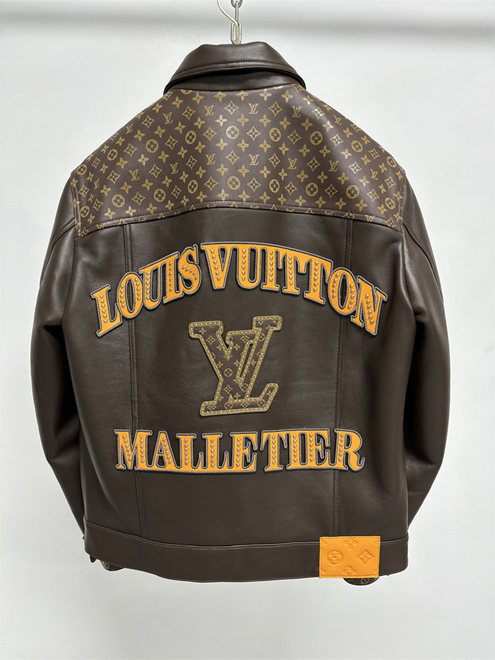 2024fw LV Leather Jacket Top Version - DEEPREPS