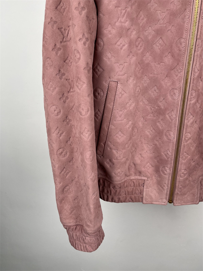 2024fw LV Leather Jacket Top Version - DEEPREPS
