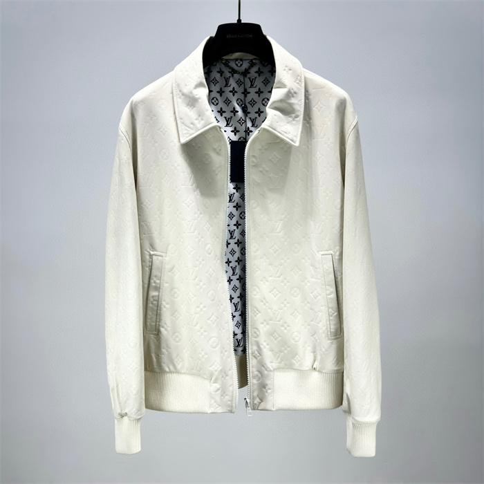 2024fw LV Leather Jacket Top Version - DEEPREPS
