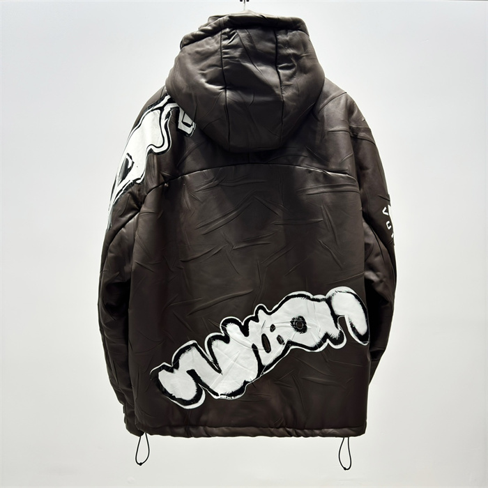 2024fw LV Real Leather Jacket Top Version - DEEPREPS