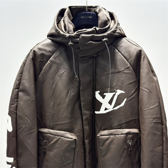 2024fw LV Real Leather Jacket Top Version - DEEPREPS