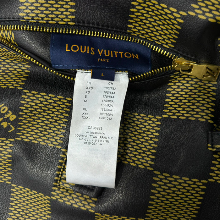 2024fw LV Real Leather Jacket Top Version - DEEPREPS