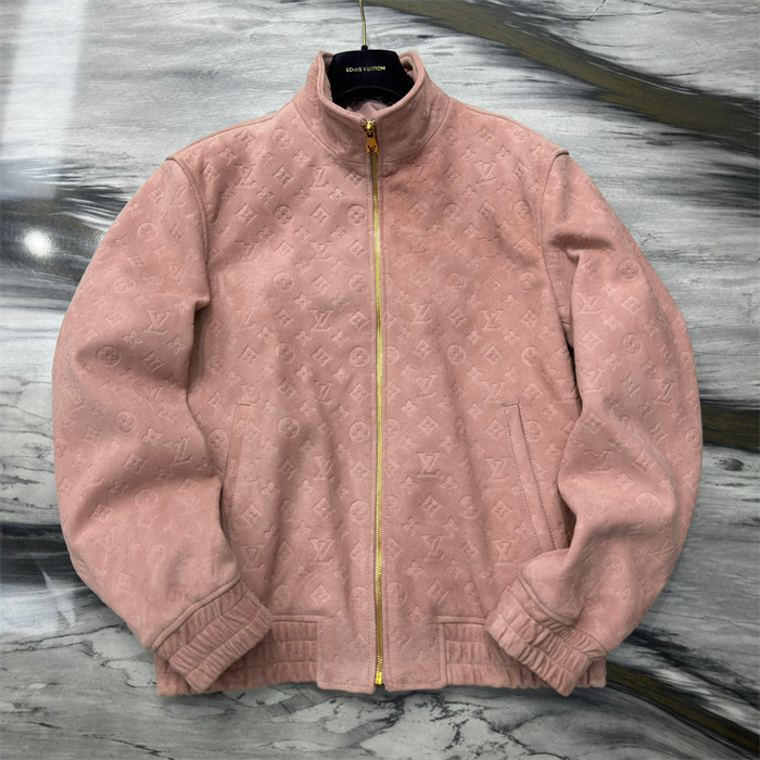 2024fw LV Leather Jacket Top Version - DEEPREPS