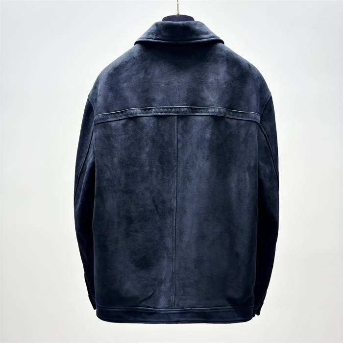 2024fw LV Real Leather Jacket Top Version - DEEPREPS