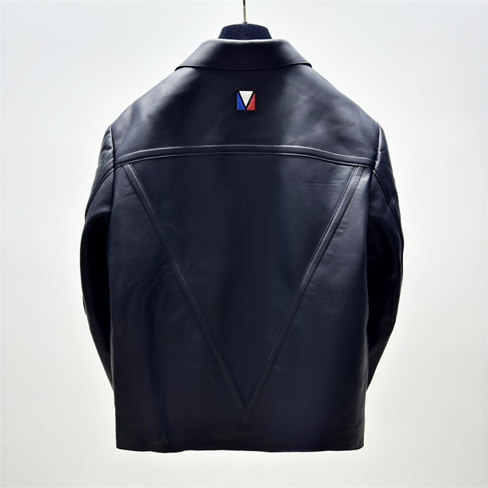 2024fw LV Real Leather Jacket Top Version - DEEPREPS