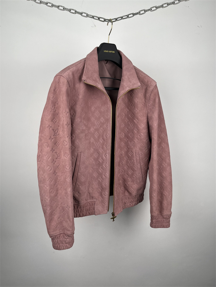 2024fw LV Leather Jacket Top Version - DEEPREPS