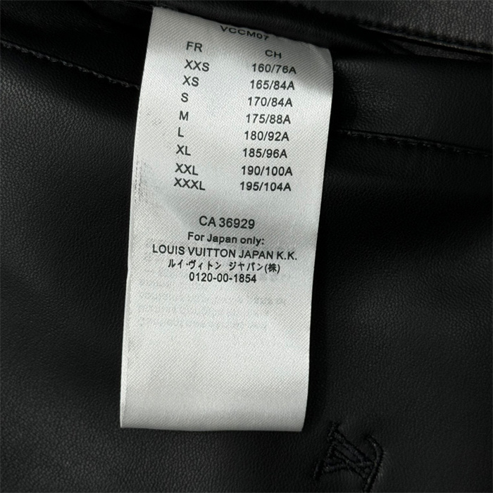 2024fw LV Real Leather Jacket Top Version - DEEPREPS