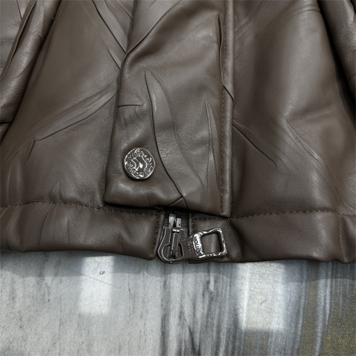 2024fw LV Real Leather Jacket Top Version - DEEPREPS