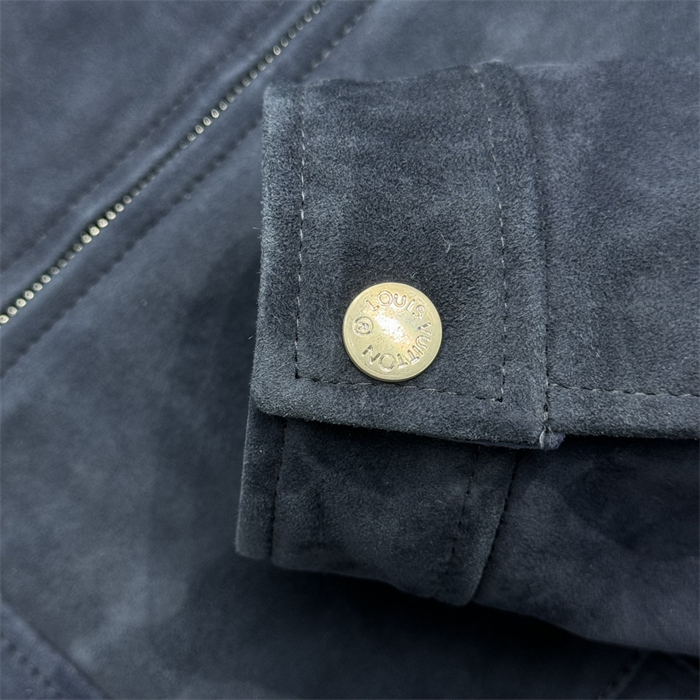 2024fw LV Real Leather Jacket Top Version - DEEPREPS