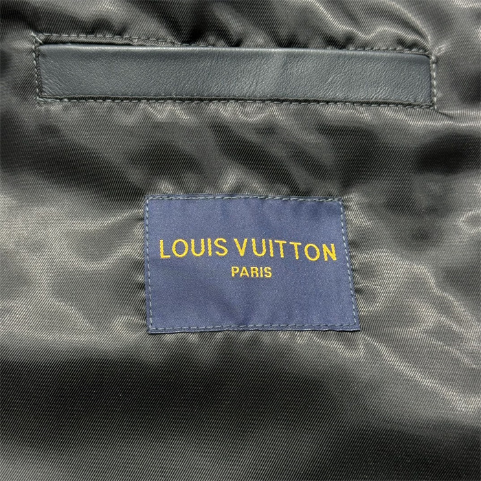 2024fw LV Real Leather Jacket Top Version - DEEPREPS