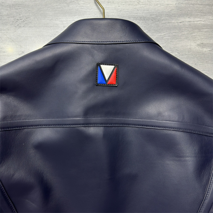 2024fw LV Real Leather Jacket Top Version - DEEPREPS