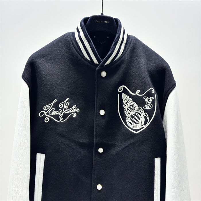 2024fw LV Real Leather Jacket Top Version - DEEPREPS