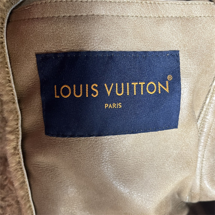 2024fw LV Real Leather Jacket Top Version - DEEPREPS