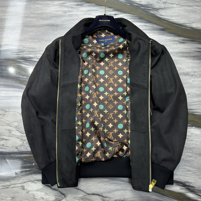 2024fw LV Leather Jacket Top Version - DEEPREPS