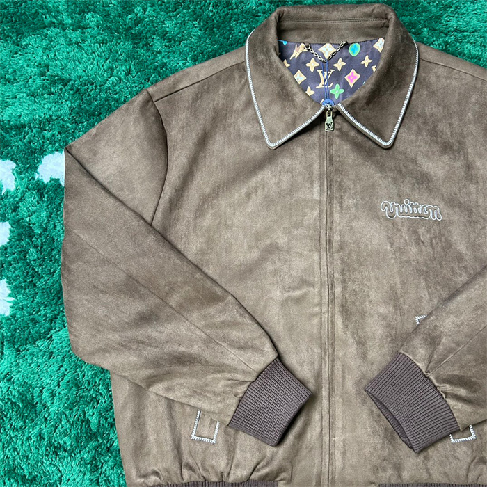 2024fw LV Leather Jacket Top Version - DEEPREPS
