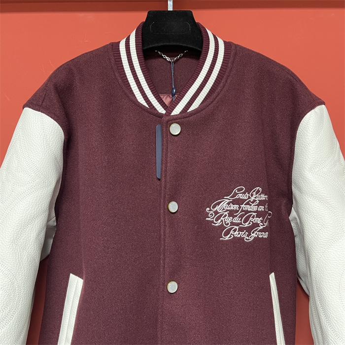 2024fw LV Real Leather Jacket Top Version - DEEPREPS