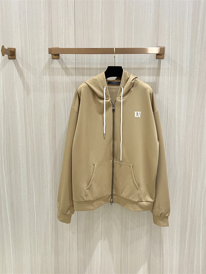 2024fw LV Zipper Hoodie Top Version - DEEPREPS