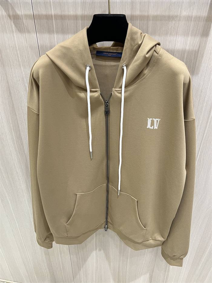 2024fw LV Zipper Hoodie Top Version - DEEPREPS