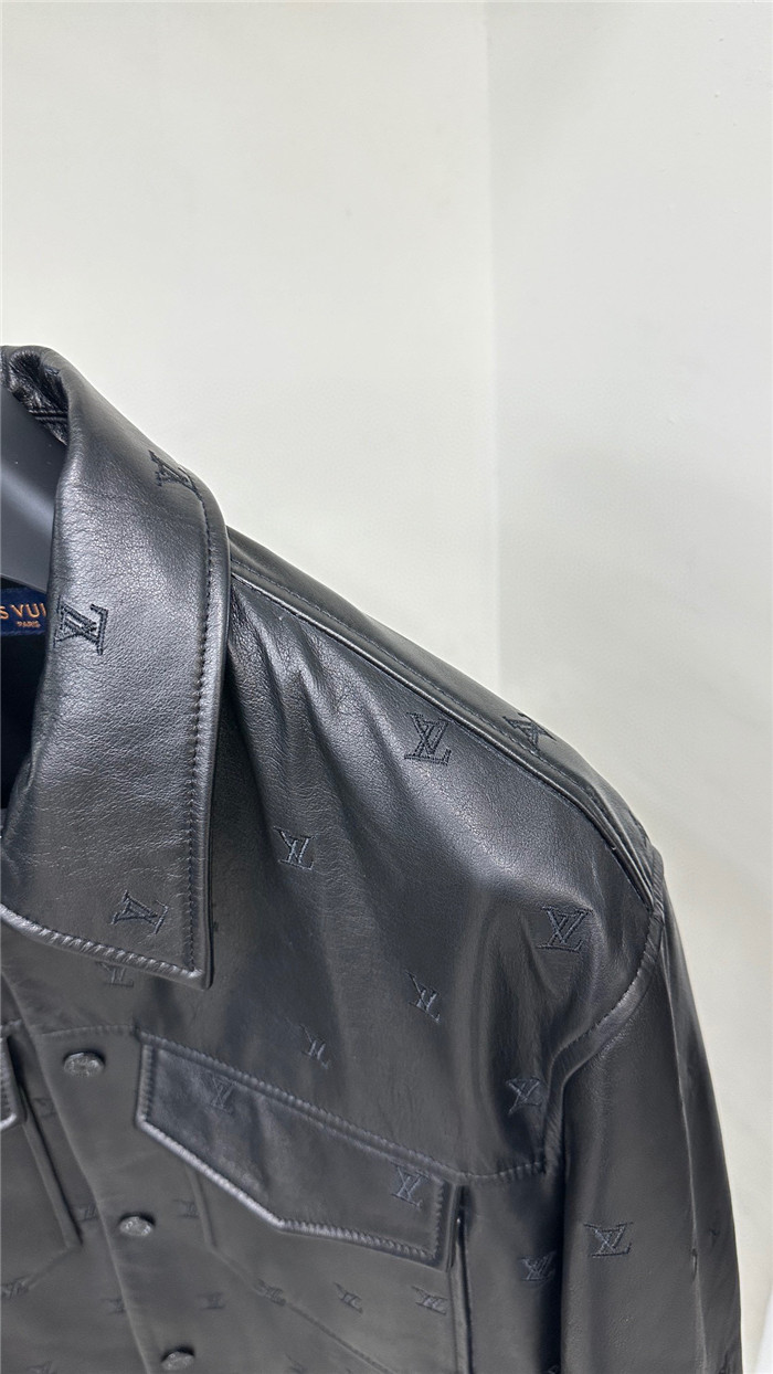 2024SS LV Leather Jacket Top Version - DEEPREPS