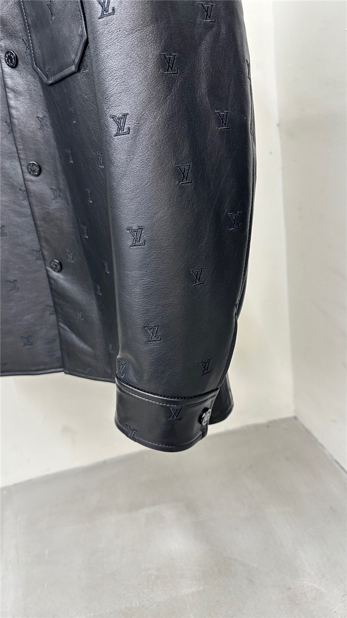 2024SS LV Leather Jacket Top Version - DEEPREPS