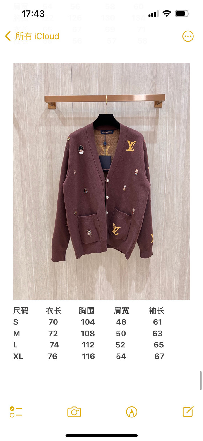 2024ss LV Cardigan Sweater Top Version - DEEPREPS