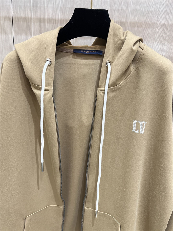 2024fw LV Zipper Hoodie Top Version - DEEPREPS