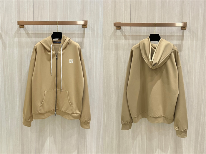 2024fw LV Zipper Hoodie Top Version - DEEPREPS