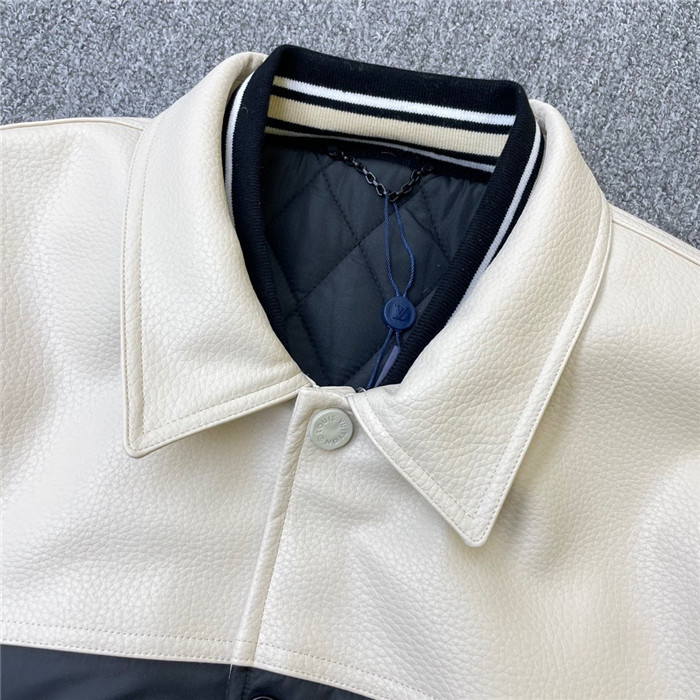 2024ss LV Leather Jacket Top Version - DEEPREPS