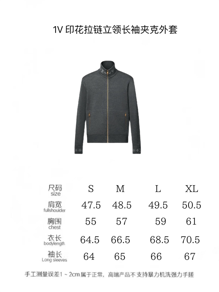 2024fw LV Zipper Sweater Top Version - DEEPREPS