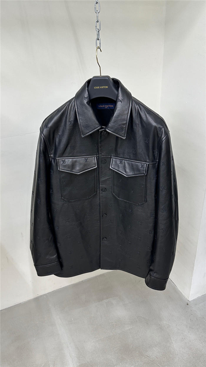 2024SS LV Leather Jacket Top Version - DEEPREPS