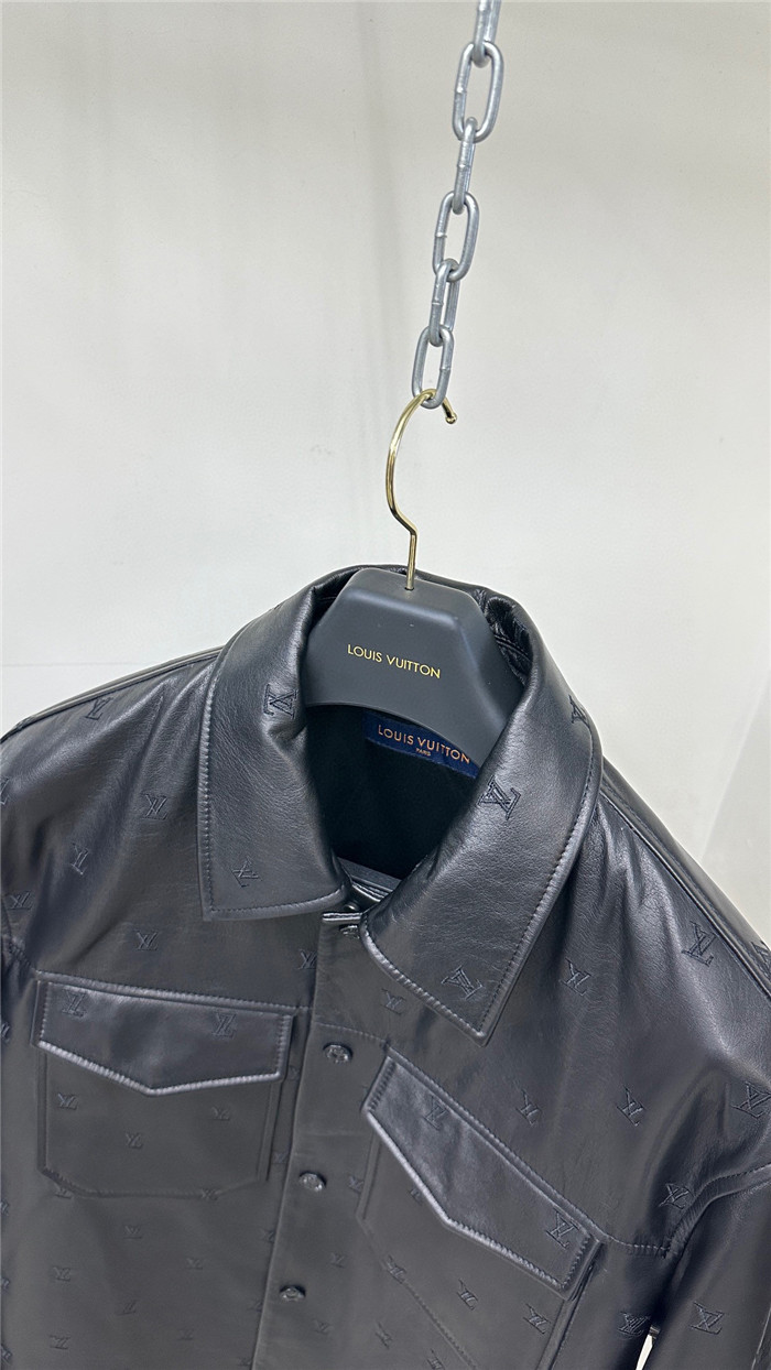 2024SS LV Leather Jacket Top Version - DEEPREPS