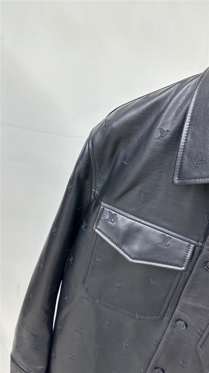 2024SS LV Leather Jacket Top Version - DEEPREPS