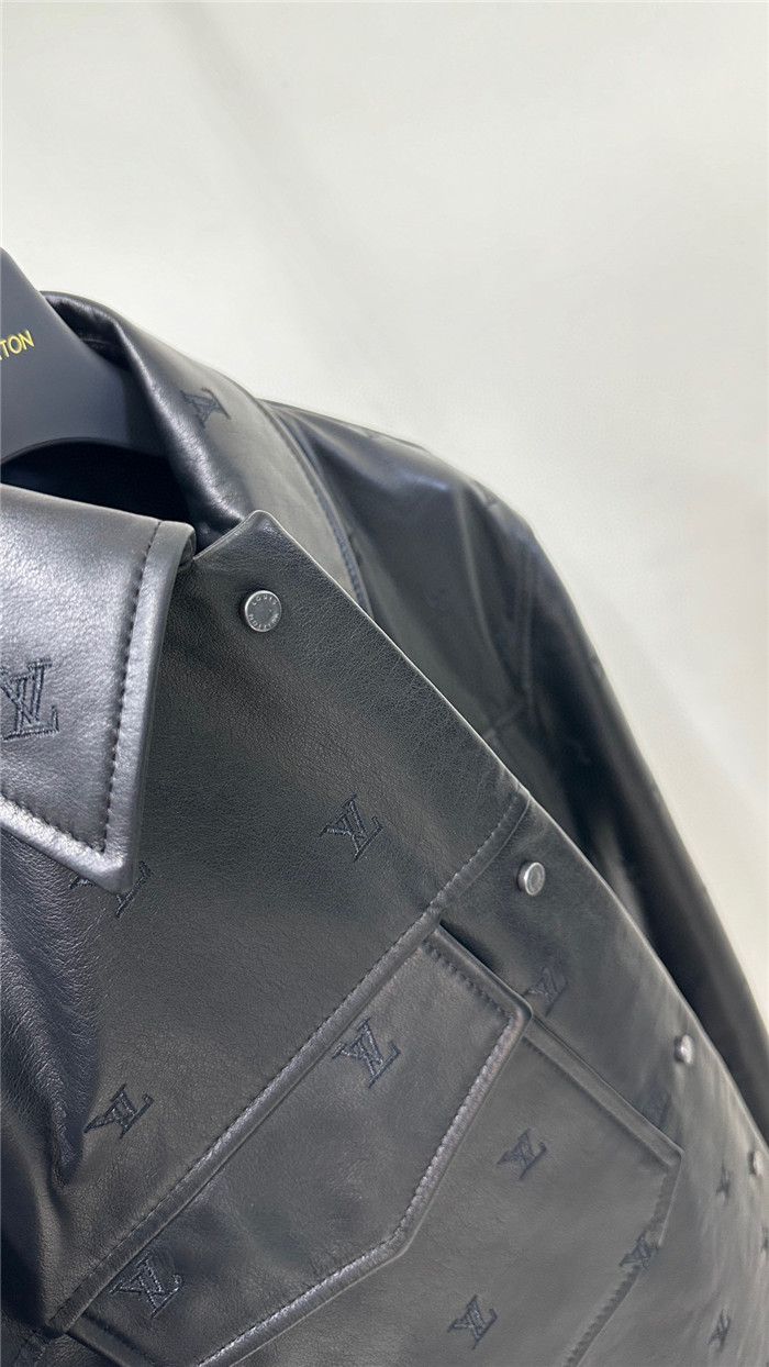 2024SS LV Leather Jacket Top Version - DEEPREPS