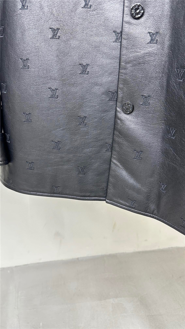 2024SS LV Leather Jacket Top Version - DEEPREPS