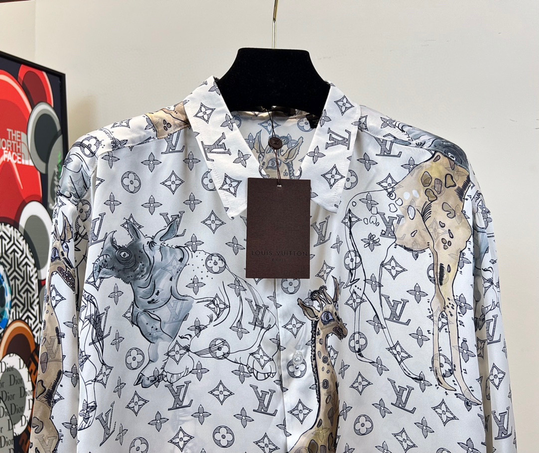 2024SS LV Silk Shirt Top Version - DEEPREPS