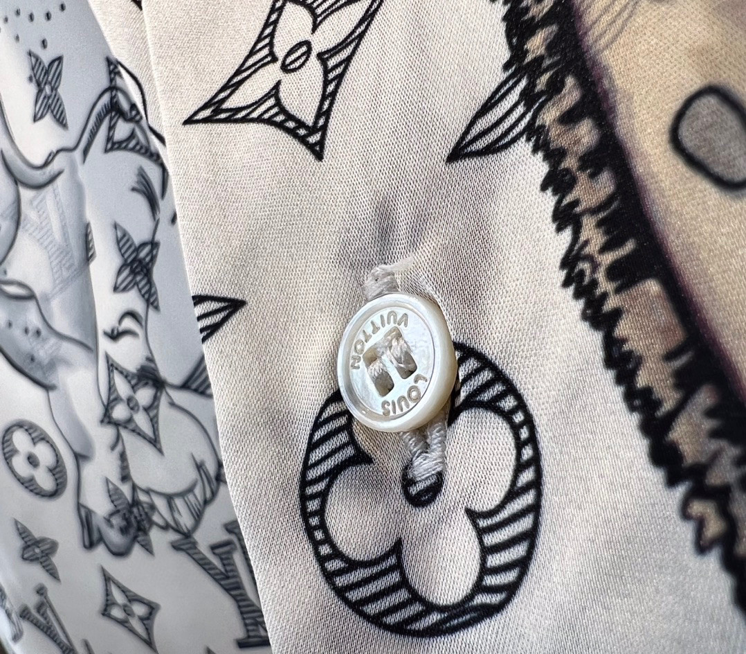 2024SS LV Silk Shirt Top Version - DEEPREPS