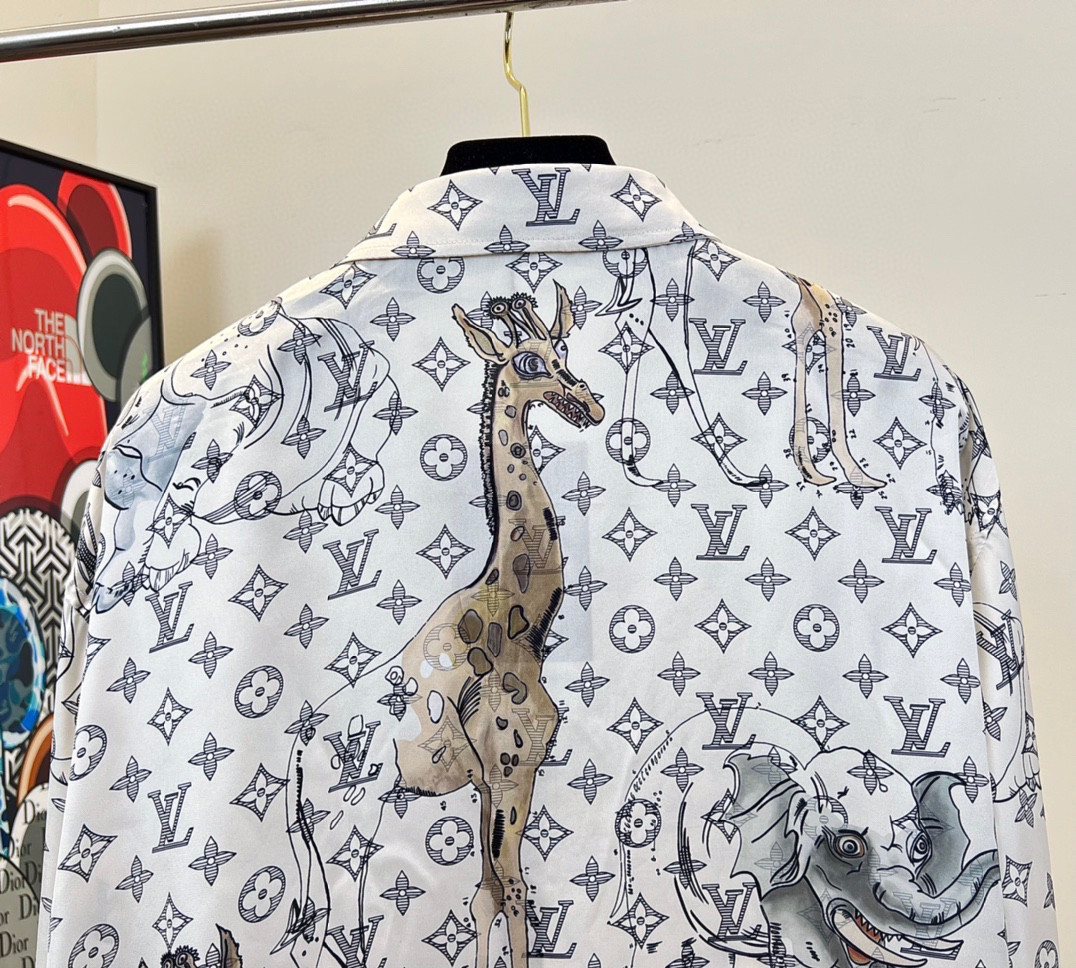 2024SS LV Silk Shirt Top Version - DEEPREPS
