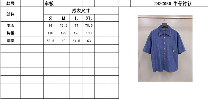 2024SS LV ShirtShorts Top Version - DEEPREPS