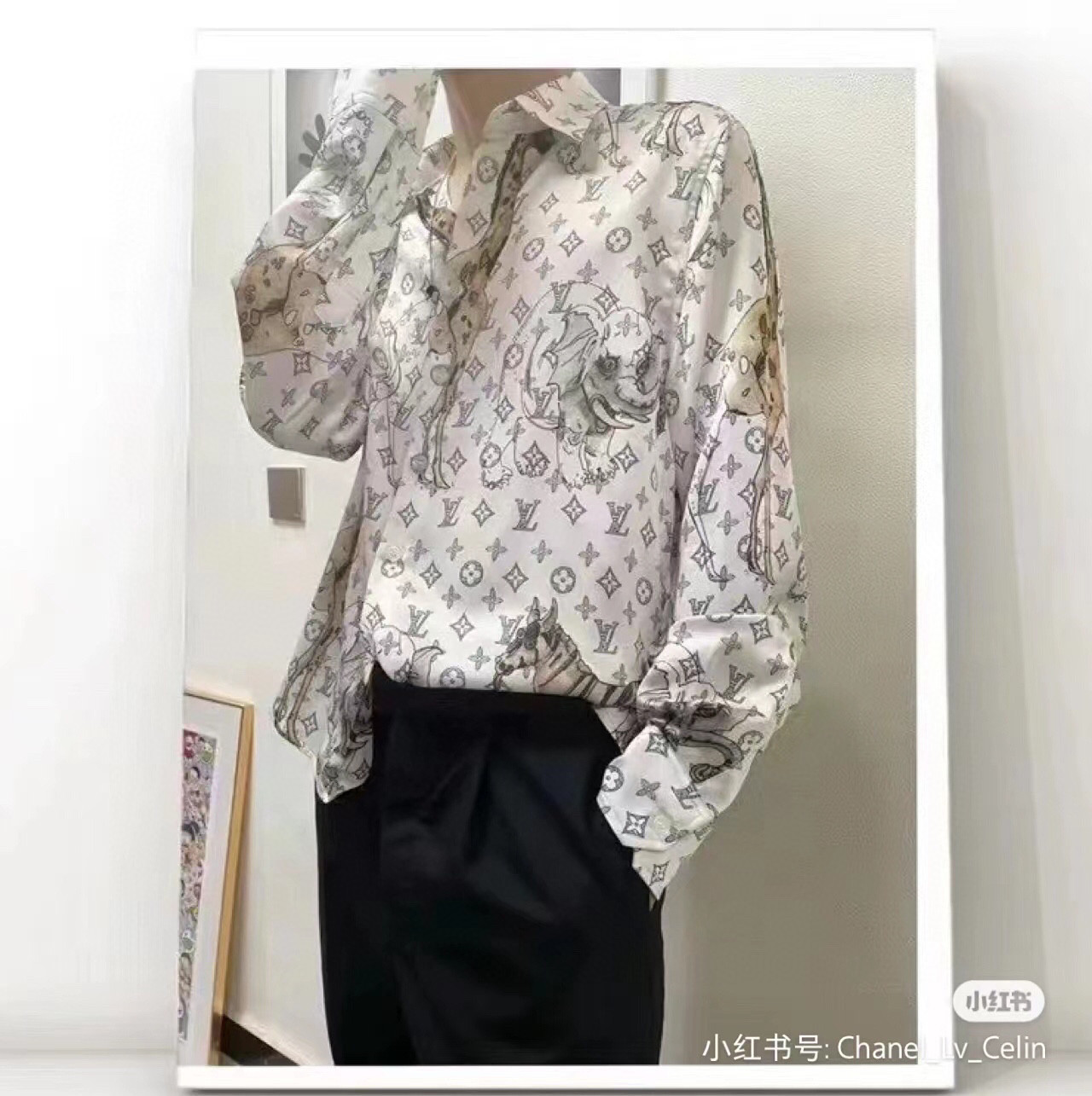 2024SS LV Silk Shirt Top Version - DEEPREPS