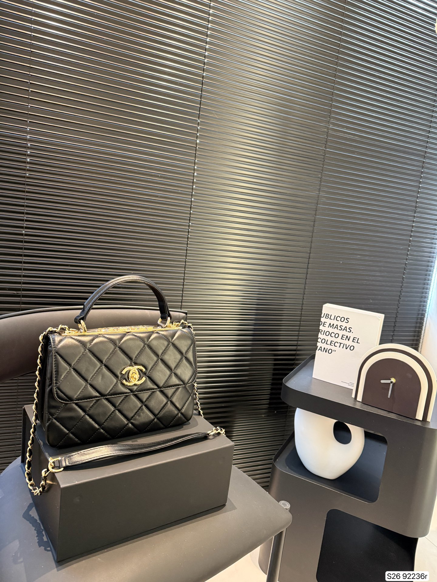 Chanel Trendy Black Quilted Flap Bag replica 25cm - DEEPREPS