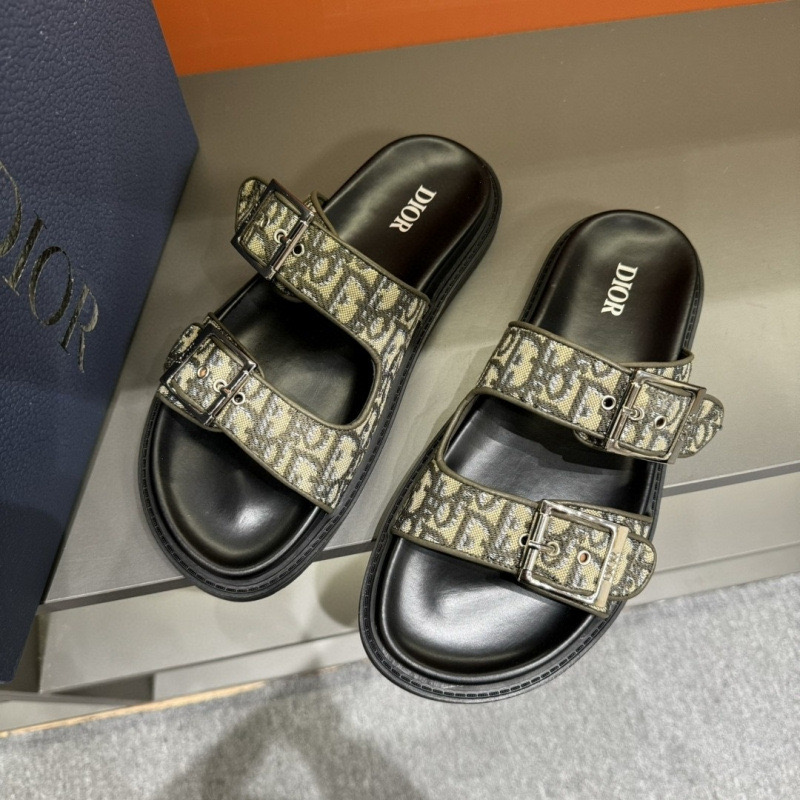Dior Oblique Double Strap Sandals rep - DEEPREPS