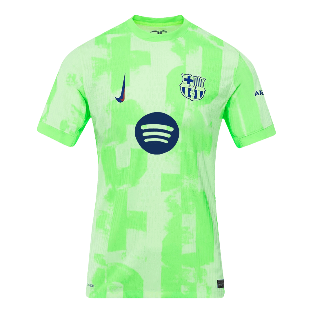 GAVI #6 Barcelona Third Spotify Logo Without Text Match Jersey 2024/25 - UCL Font - Reps Jerseys