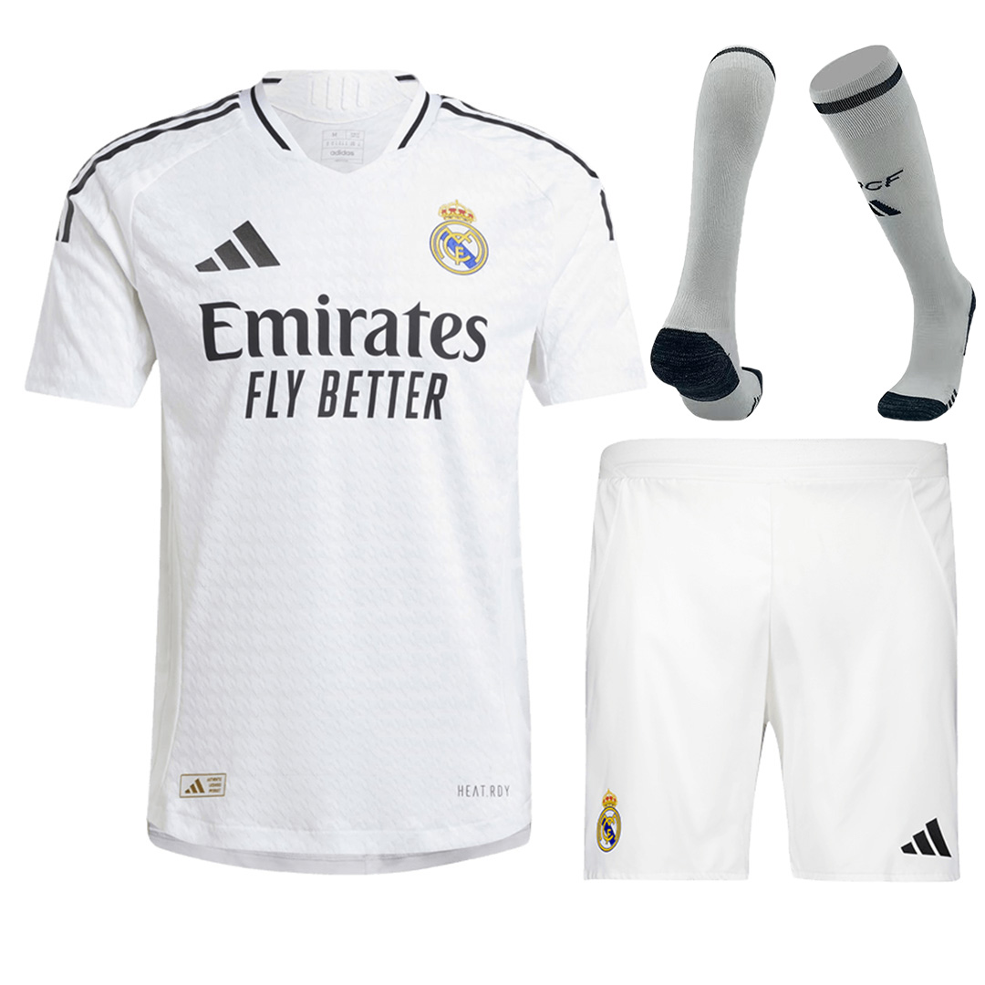 Real Madrid Home Match Jersey+Shorts+Socks Full Kit Player Version 2024/25 - Reps Jerseys