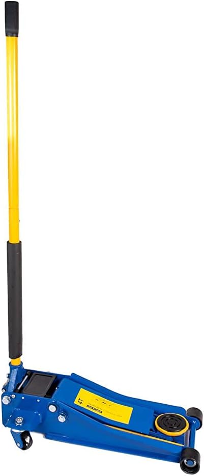 AMC Hydraulic jack. professional trolley jack. 4t. bidirectional bearing wheels. hydraulic jack. car jack. super low profile. professional. double piston. for vehicles