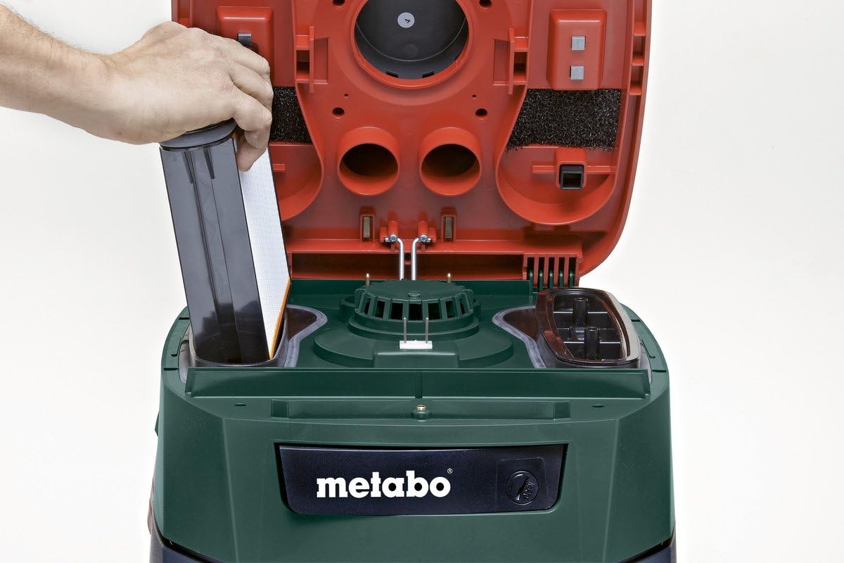 metabo US602057800 10.5 Amp Auto Clean Vacuum Cleaner with HEPA Filter (ASR35 ACP)