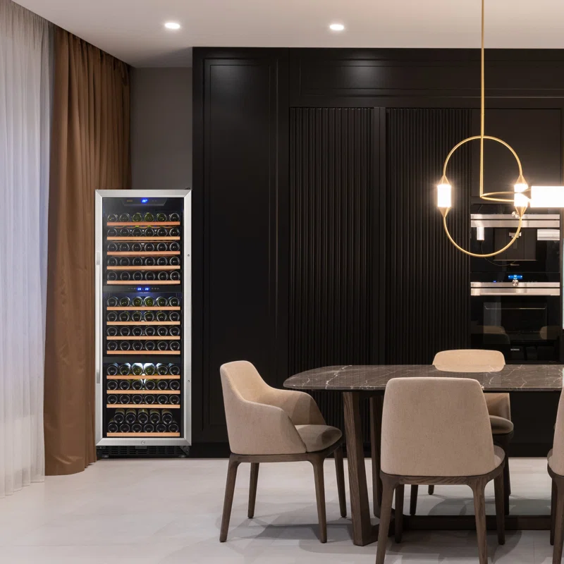 24 143 Bottle Triple Zone Freestanding/Built-In Wine Refrigerator